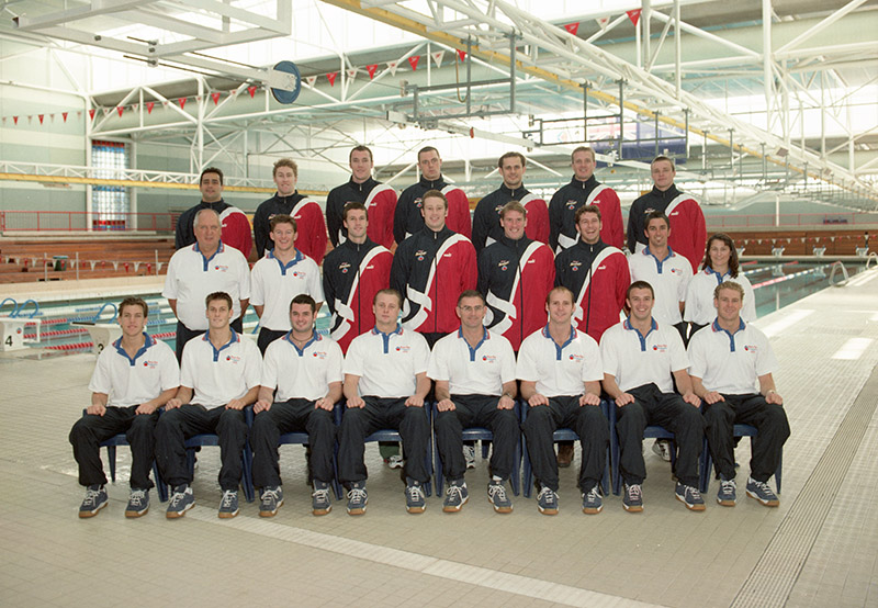 AIS Water Polo program men's team photo 2000