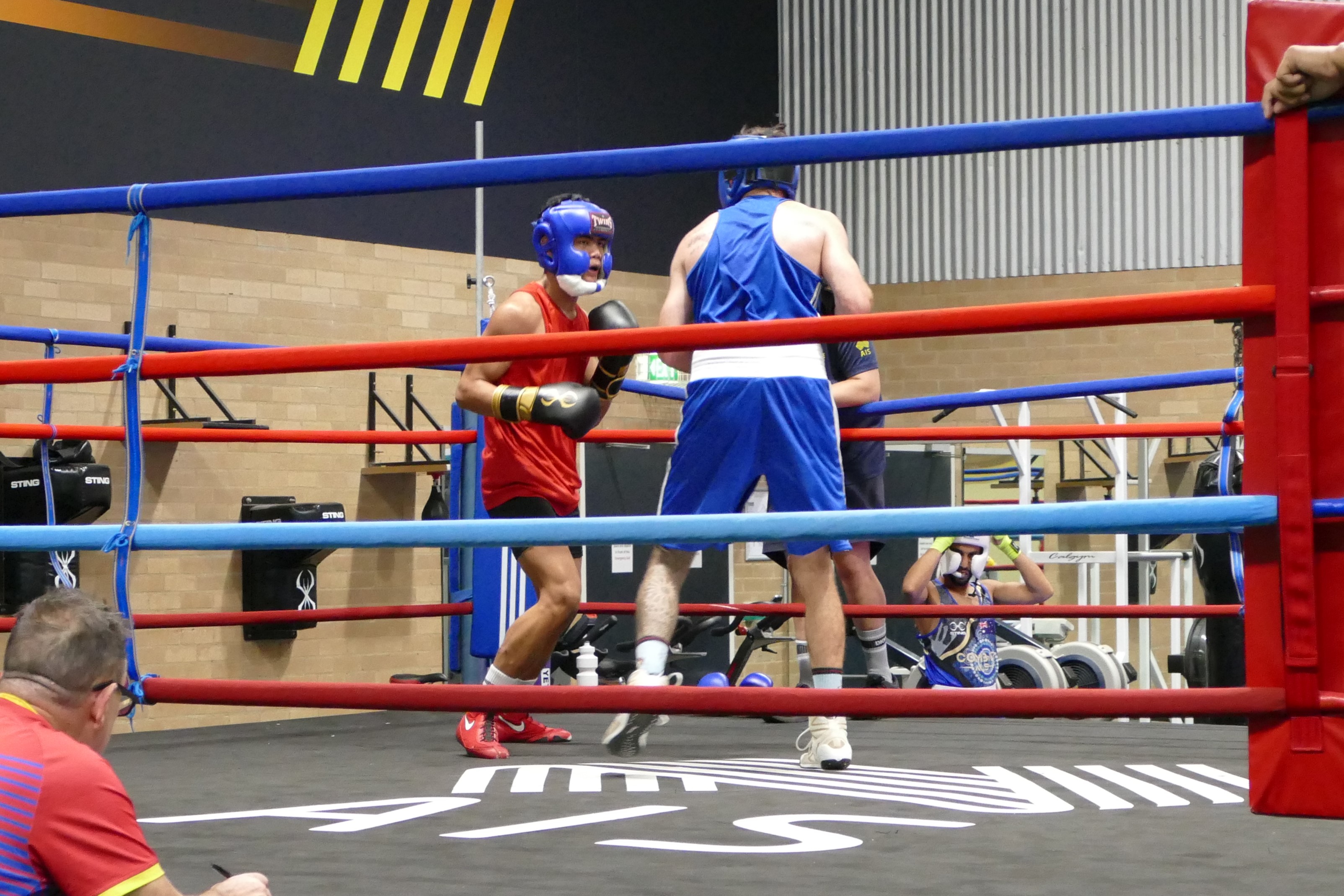 Combat Australia's boxing team training at the Australian Institute of Sport.