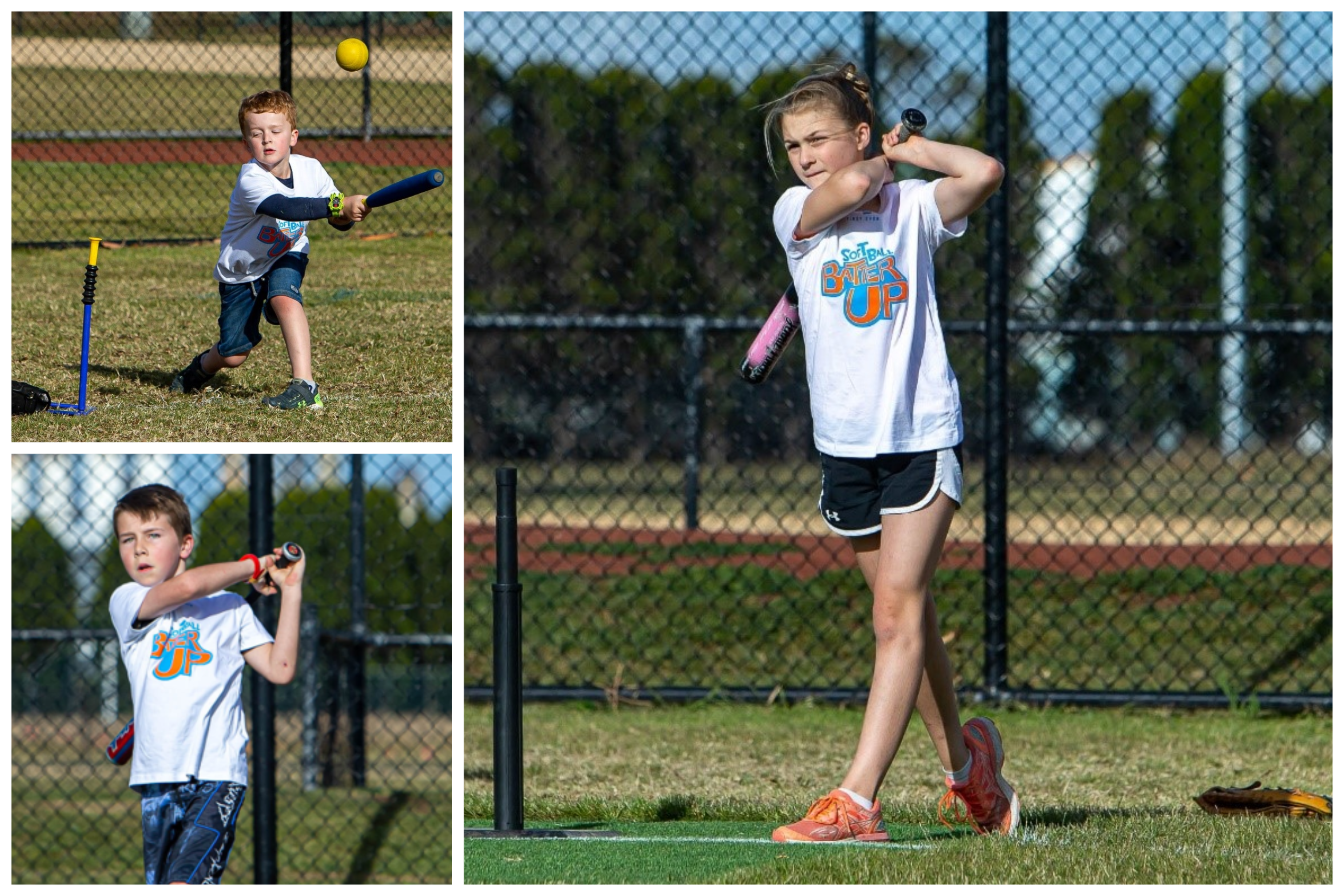 Sporting Schools - Kids playing T-ball