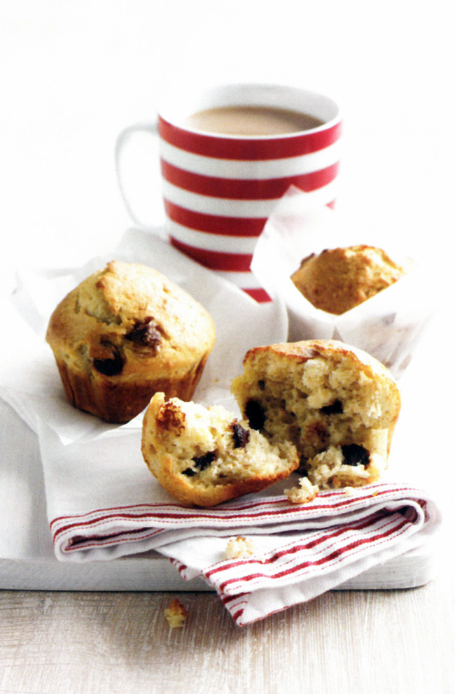 Banana & choc muffin