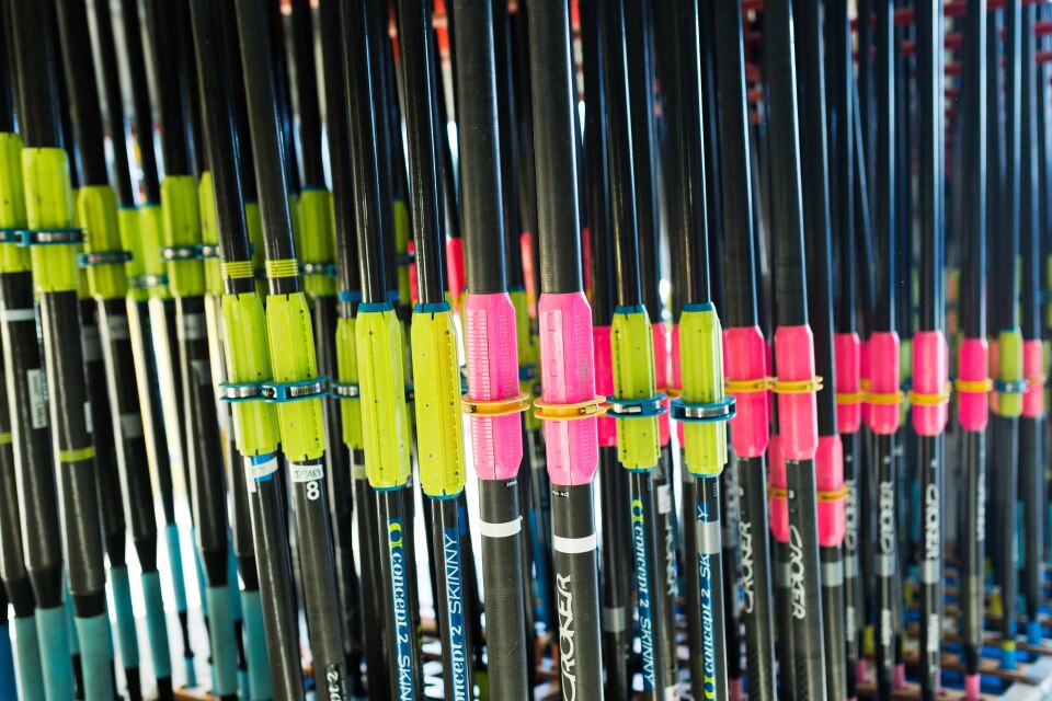 Rowing oars