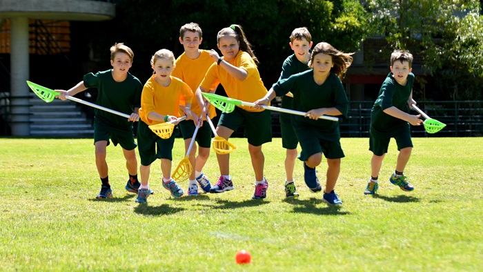 Sporting Schools - Students playing lacrosse