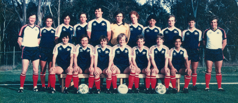 AIS Football Program team photo 1982
