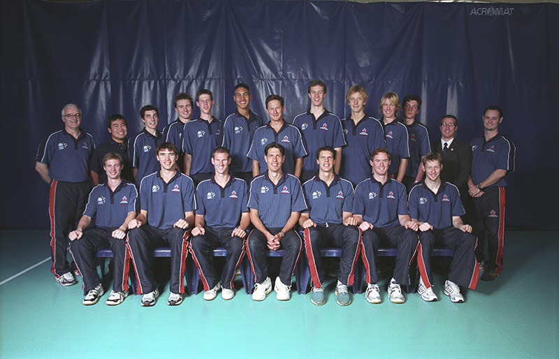 AIS Volleyball team men photo from 2004
