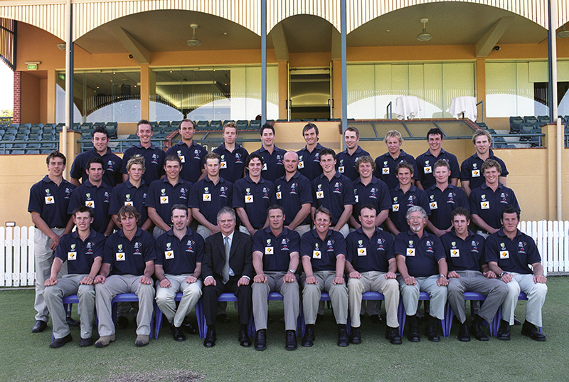 AIS Cricket team photo from 2004