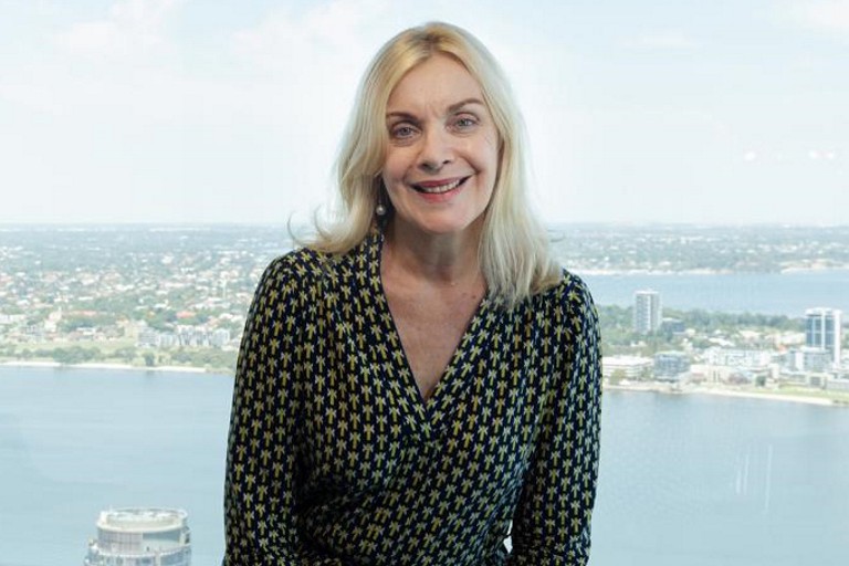 Alison Gaines smiling to camera