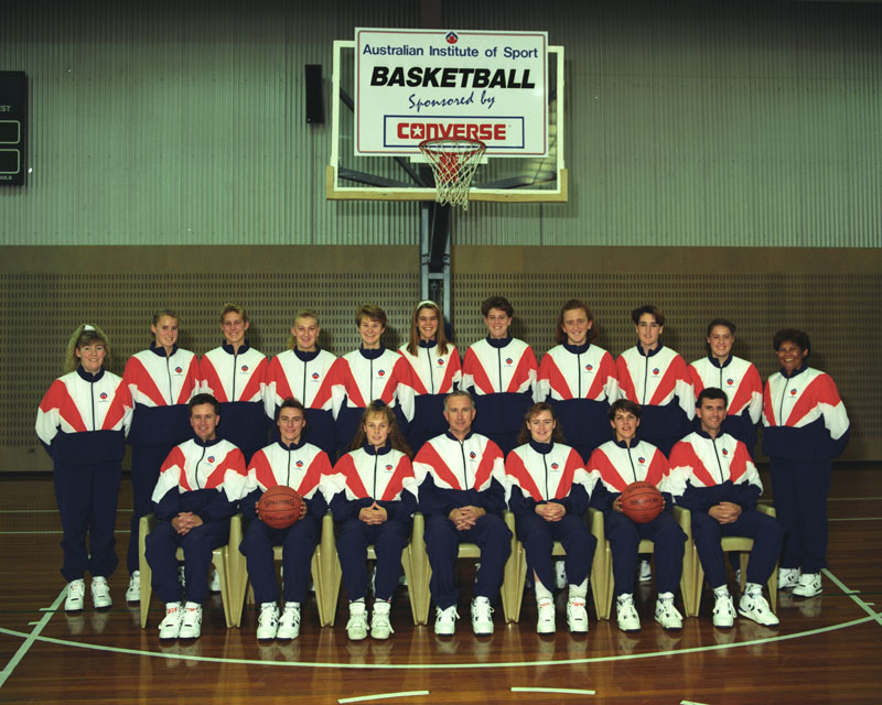 AIS Basketball program women's team photo 1992