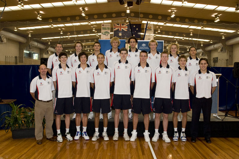 AIS Basketball program men's team photo 2008
