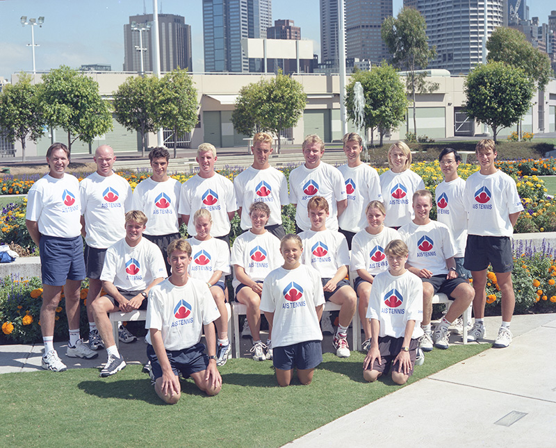 AIS Tennis team photo from 2000