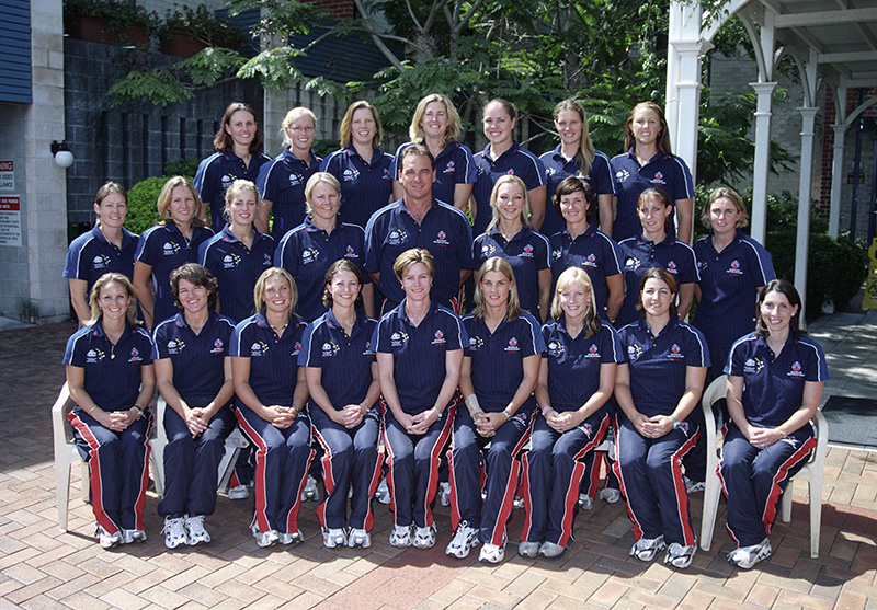 AIS Softball team photo from 2004