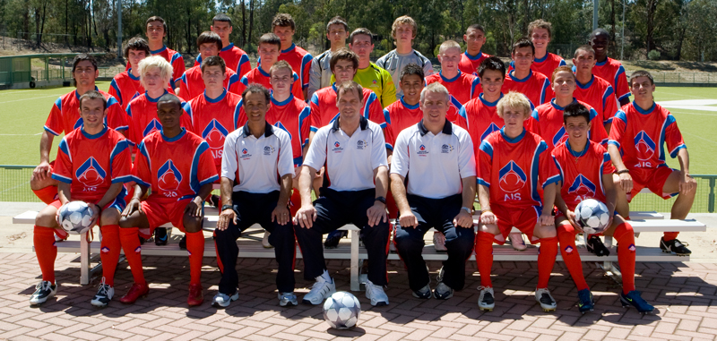 AIS Men's Football Program team photo 2009