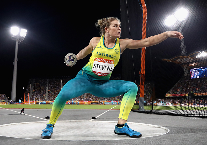 Dani Stevens action photo