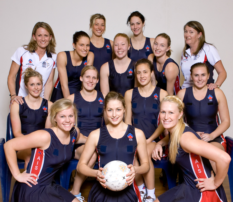 AIS Women's Netball Team Photo 2008