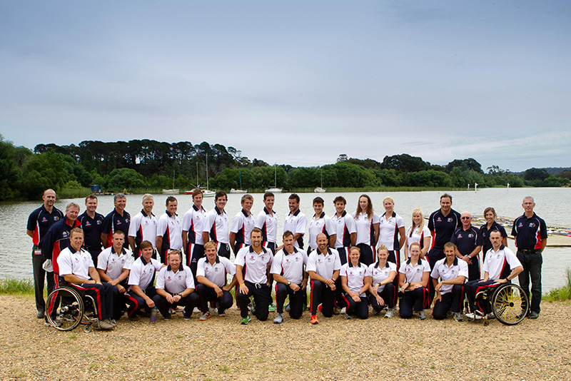 AIS Rowing team photo from 2012