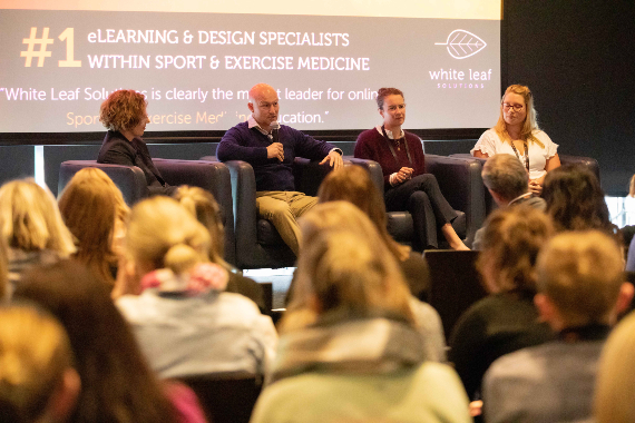 World-leading health and performance experts presented to the audience