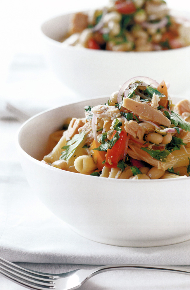 HINT: This recipe can be served immediately, or as a pasta salad. Keep the salad refrigerated for up to 24 hours, but remove from the fridge well before serving so that it isn't too chilled