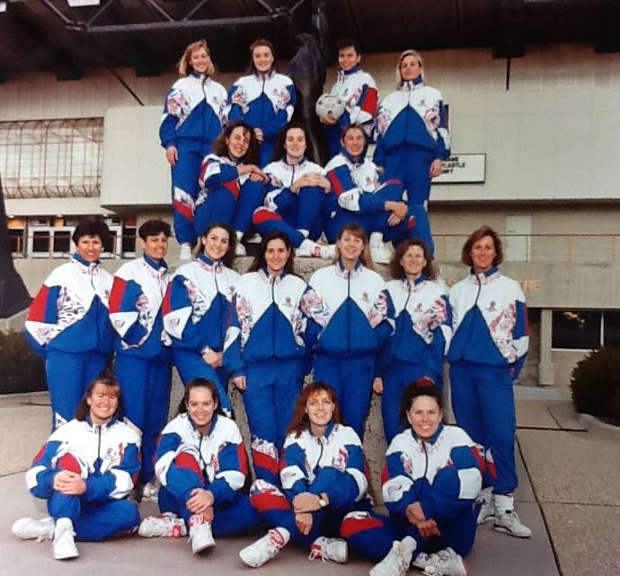 AIS Women's Netball Team Photo 1992