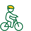 A child riding a bike