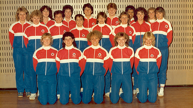 AIS Women's Netball Team Photo 1985