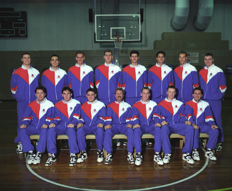 AIS Basketball program men's team photo 1994