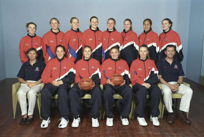 AIS Basketball program women's team photo 2002