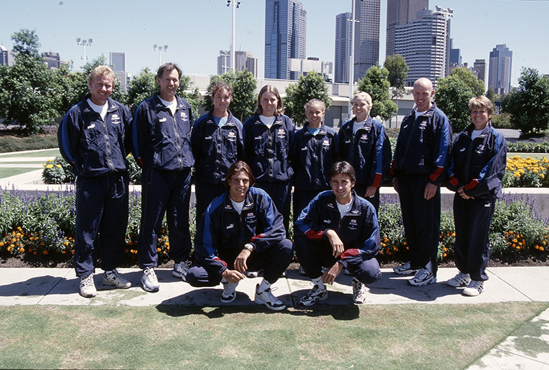 AIS Tennis team photo from 1999