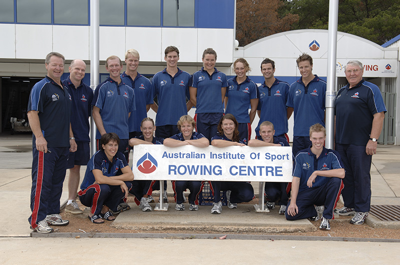 AIS Rowing team photo from 2005