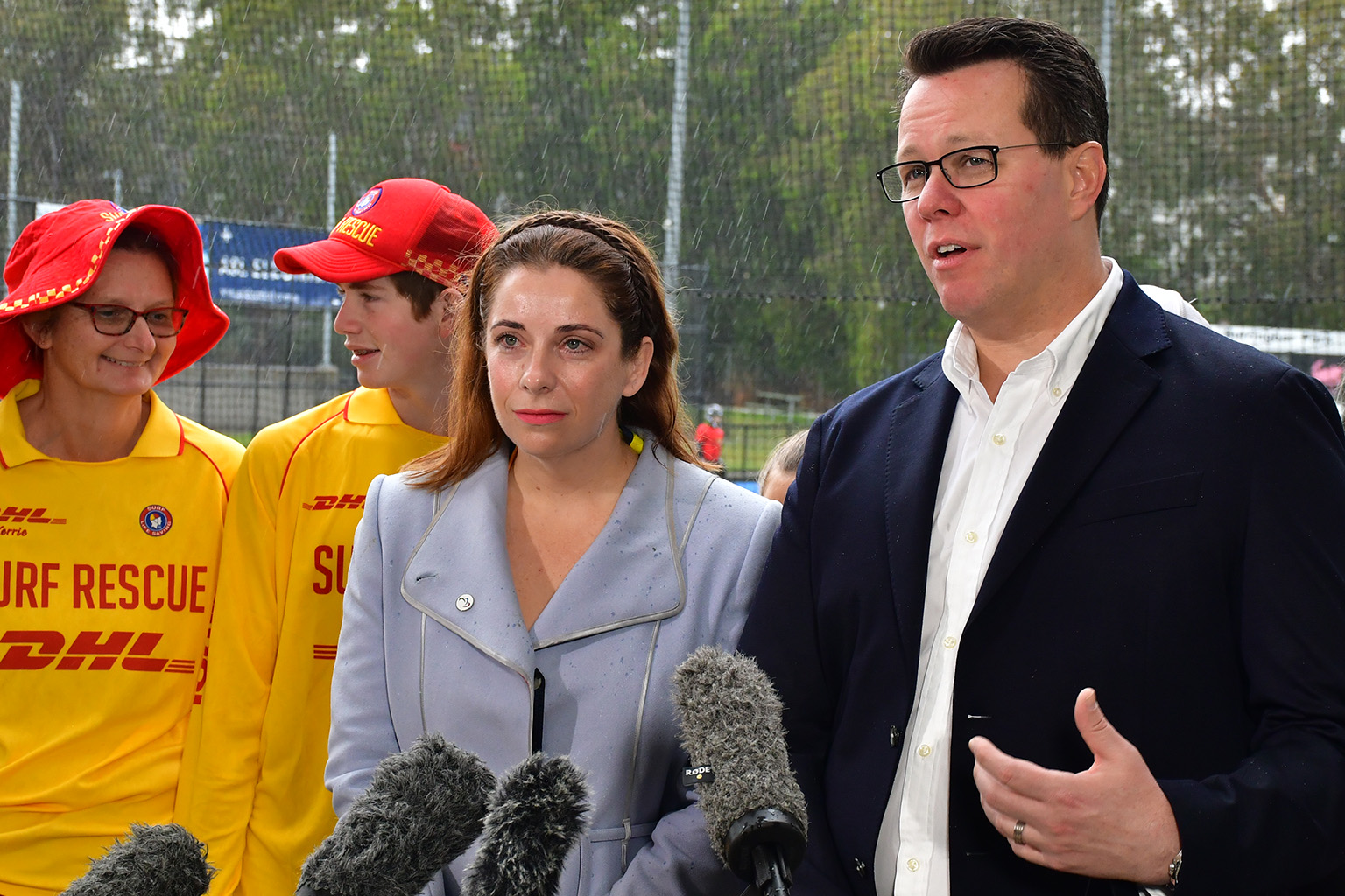 Federal Minister for Sport Anika Wells and ASC CEO Kieren Perkins at the Sport Volunteer Coalition Action Plan launch. Photo: Michael Thomson/Sport Inclusion Australia