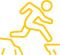 person jumping over a gap