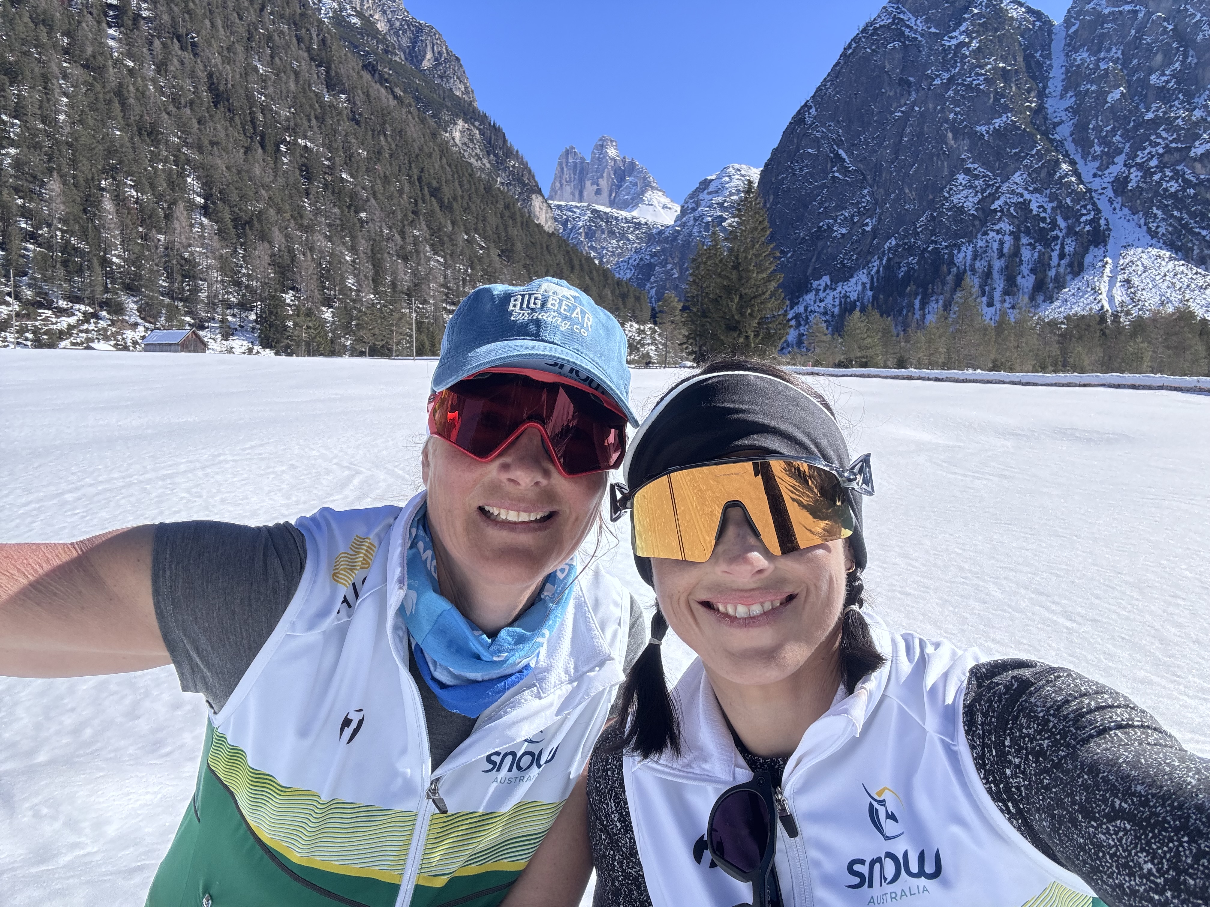 Renowned instructor Alina McMaster with champion Para athlete Lauren Parker.