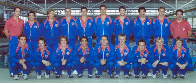 1983 AIS Men's Swimming Team Photo