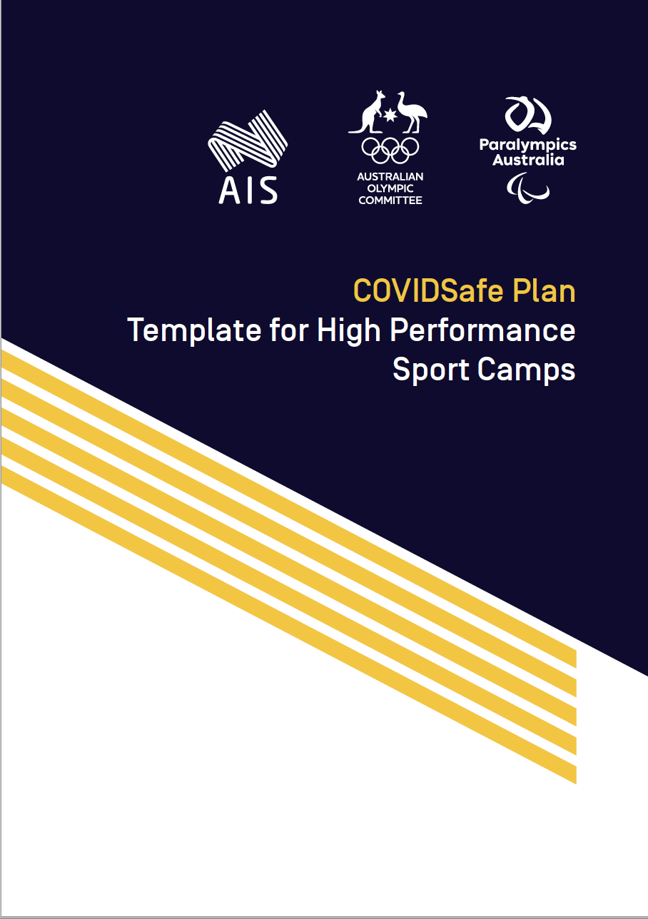 COVIDSafe Plan Template for High Performance Sport Camps