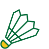 A shuttlecock