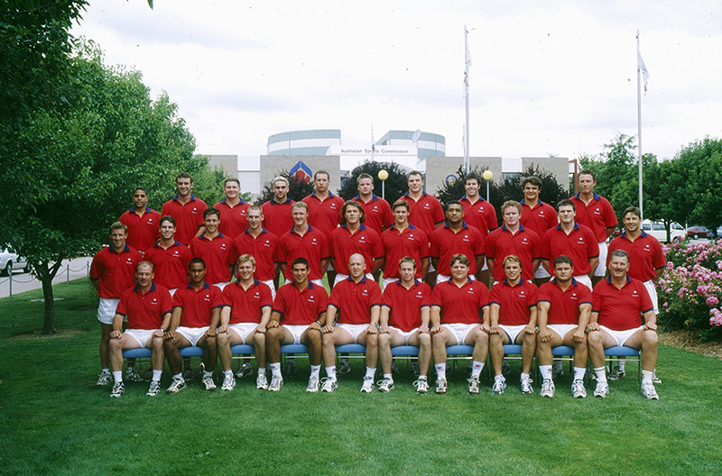 AIS Rugby Union team photo from 1999