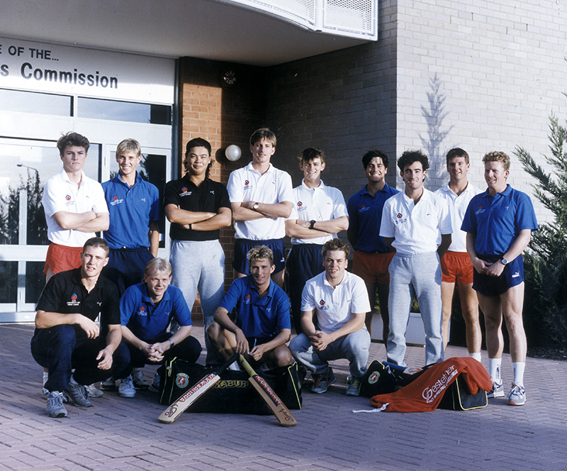 AIS Cricket team photo from 1991