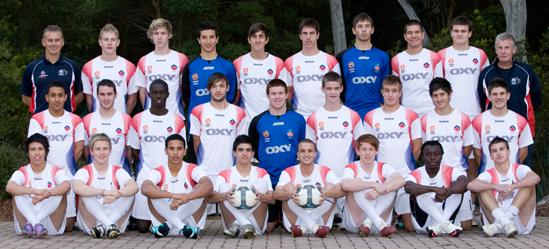 AIS Men's Football program team photo 2010