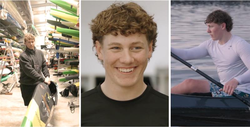 Para-paddler Griffin