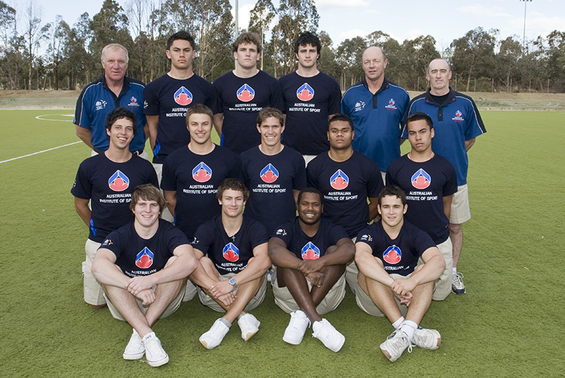 AIS Rugby League team photo from 2007