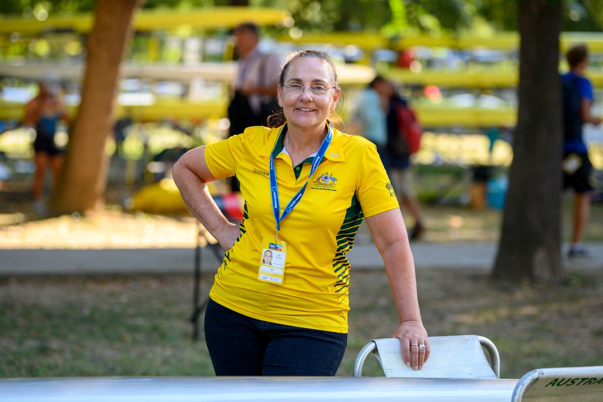 Ellen Randell Rowing Australia coach