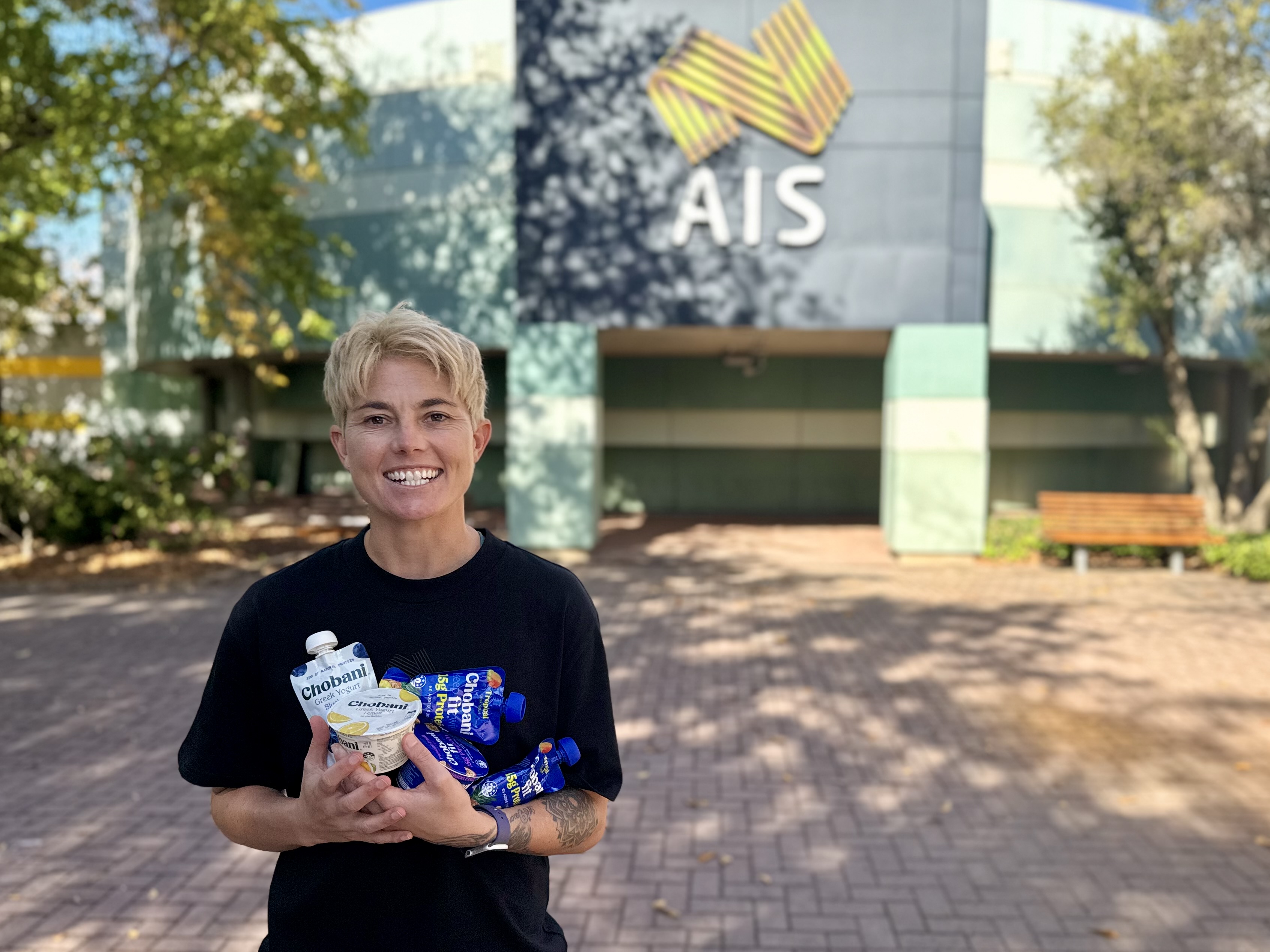Michelle Heyman launches new AIS partnership with Chobani