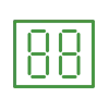 Electronic digital display scoreboard