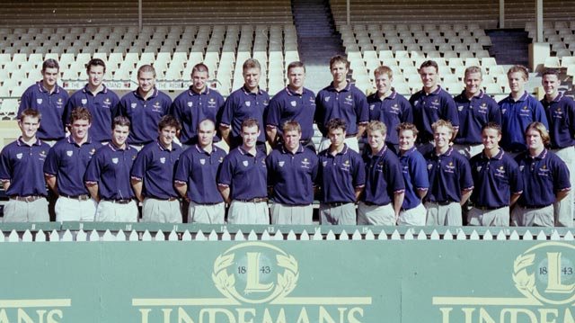 AIS Cricket team photo from 2002