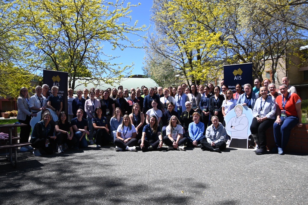 A group shot of women coaches at the AIS