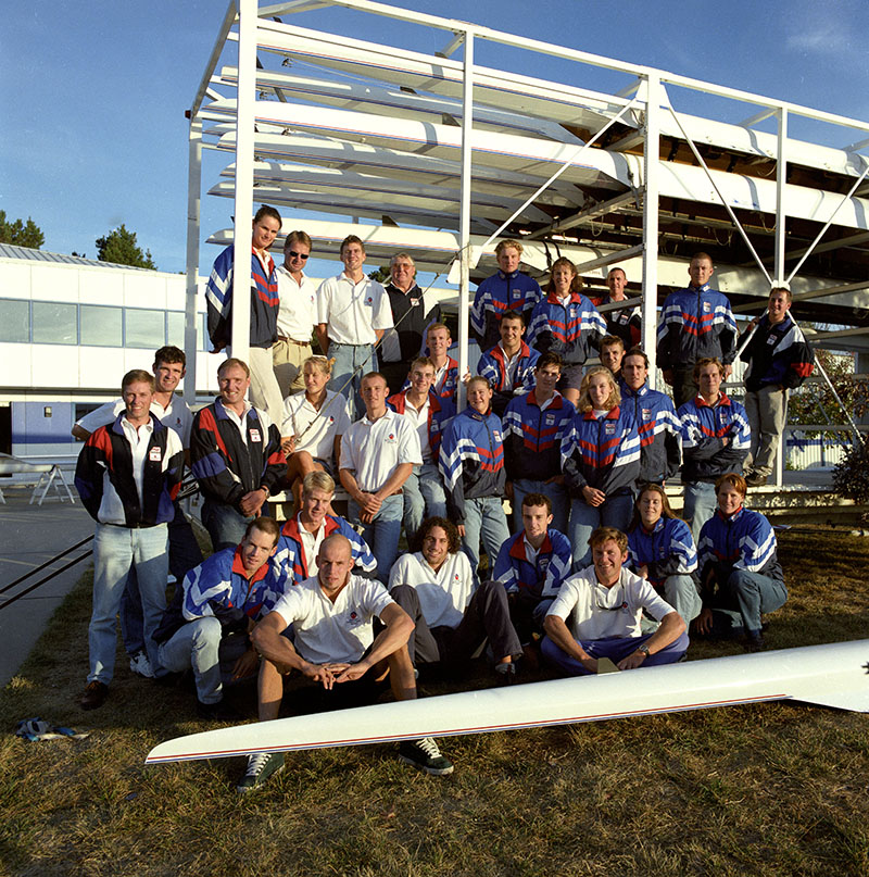 AIS Rowing team photo from 1997