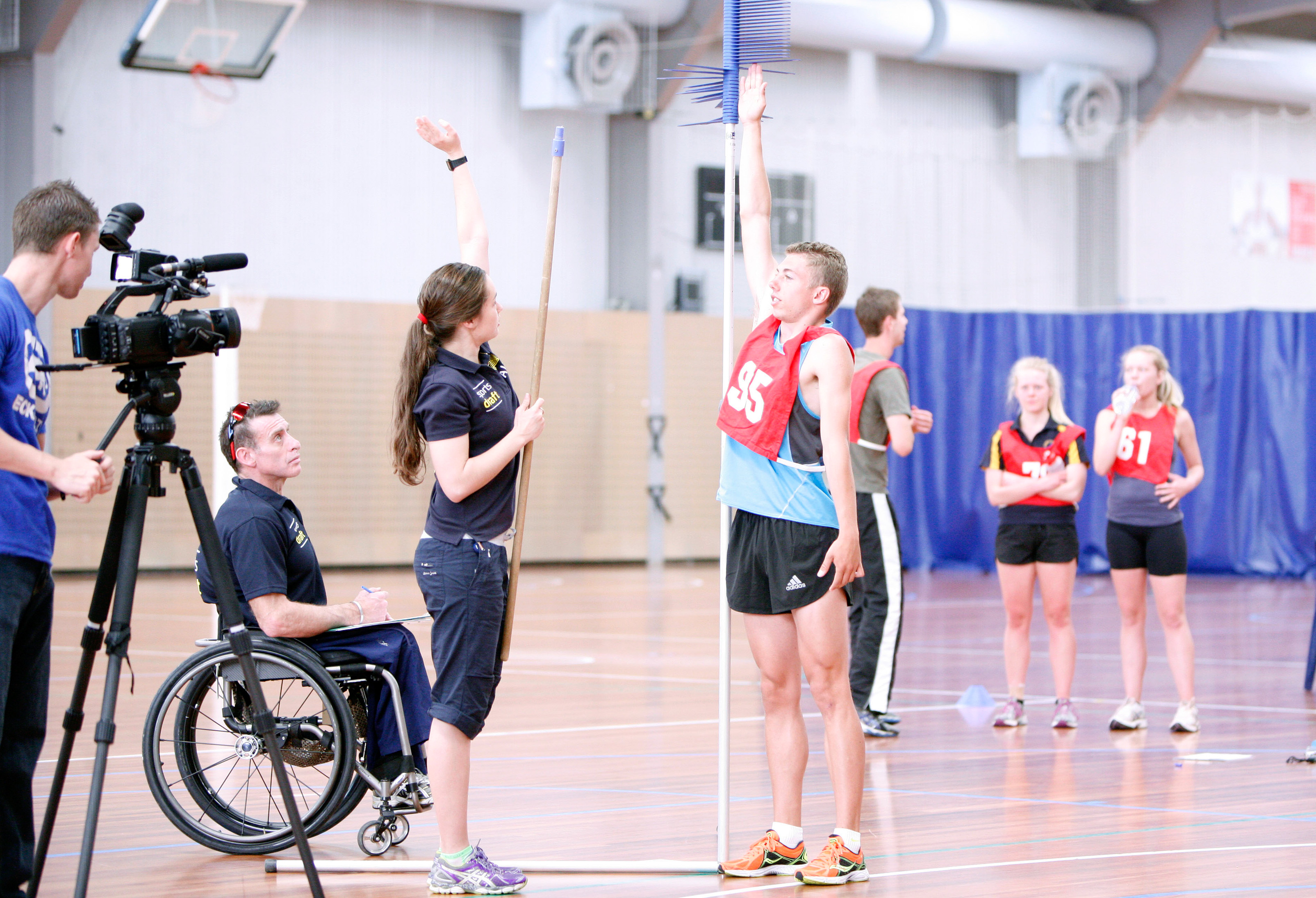 Participants at an AIS talent clinic