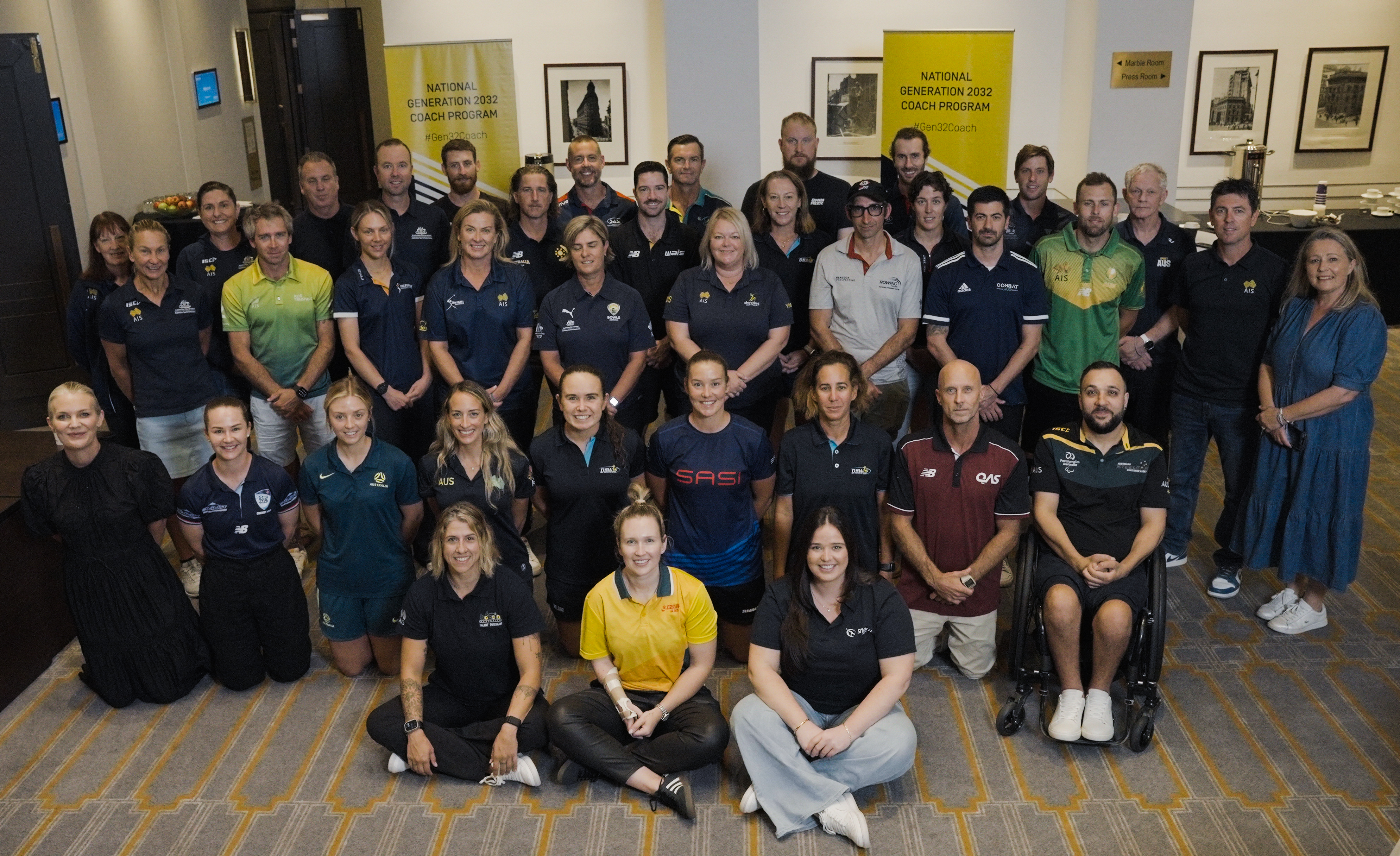 29 coaches from 24 sports are taking part in the 2025-26 edition of the Generation 2032 Coach Program.