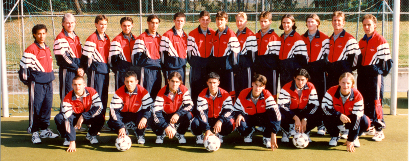 AIS Football program team photo 1996