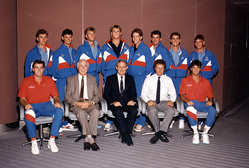 AIS Cricket team photo from 1990