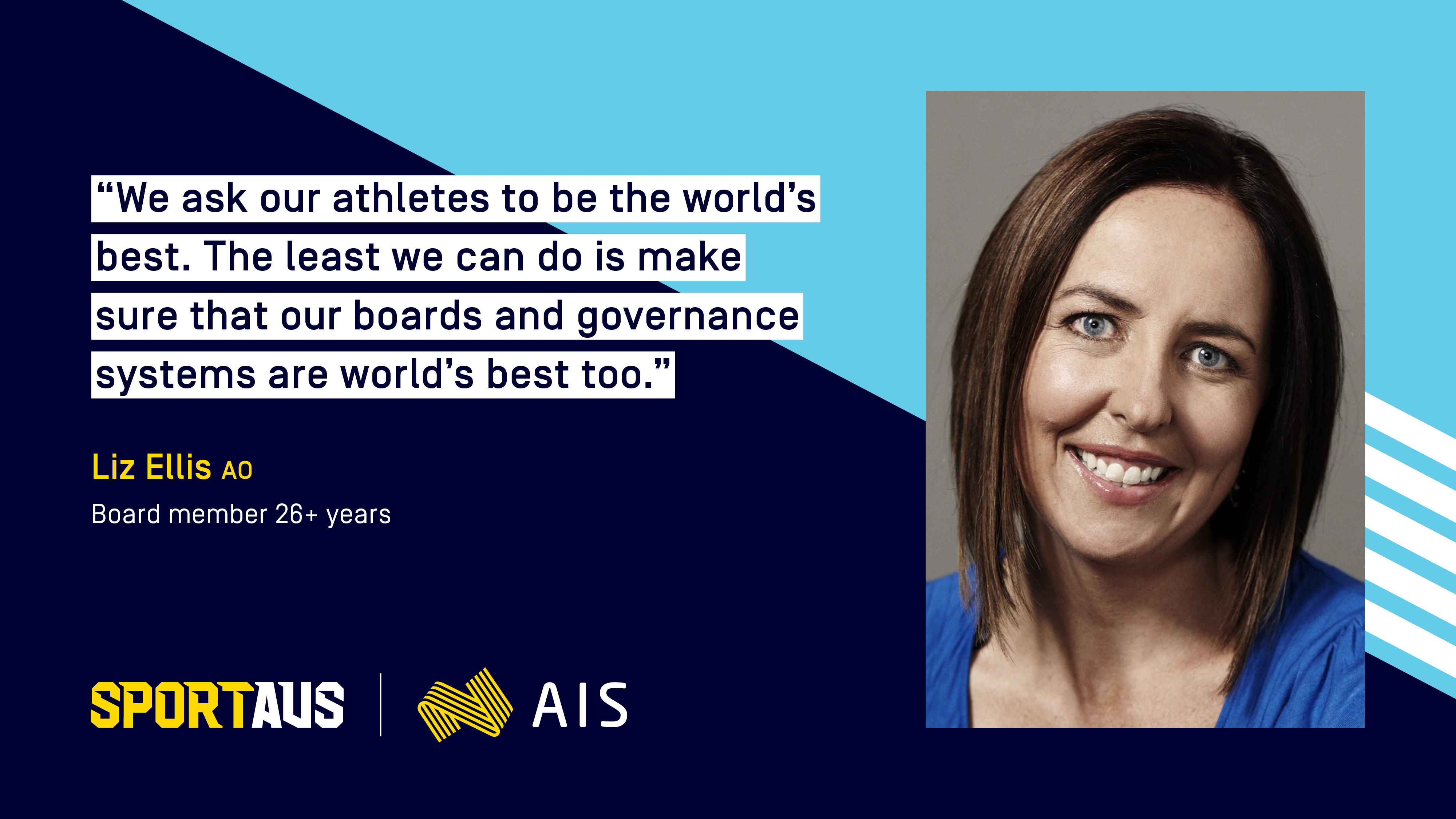 Director Education social tile - featuring Liz Ellis AO