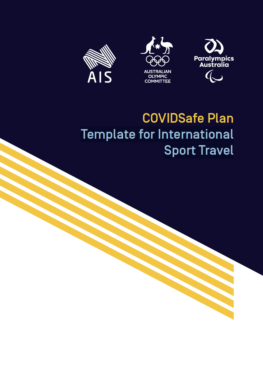 COVIDSafe Plan Template for International Sport Travel